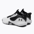 Încălțăminte de baschet pentru bărbați Under Armour Lockdown 6 alb-gri 3025616-101 3