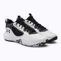 Încălțăminte de baschet pentru bărbați Under Armour Lockdown 6 alb-gri 3025616-101 4