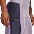 Colanți de antrenament pentru femei Under Armour Project Rock HG Ankle purple luxe 4