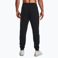 Pantaloni de antrenament pentru bărbați Under Armour Essential Fleece Joggers black/white 3