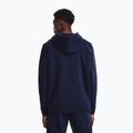 Hanorac pentru bărbați  Under Armour Essential Fleece FZ Hood midnight navy/white 3
