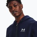 Hanorac pentru bărbați  Under Armour Essential Fleece FZ Hood midnight navy/white 4