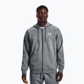 Bărbați Under Armour Essential Fleece Fleece Full Zip Hood Training Sweatshirt Gri 1373881