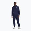 Bluză pentru bărbați Under Armour Essential Fleece Hoodie midnight navy/white 2