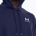 Bluză pentru bărbați Under Armour Essential Fleece Hoodie midnight navy/white 4