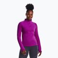 Tricou de antrenament Under Armour Train Cw 1/2 Zip pentru femei mov 1373969