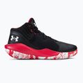 Încălțăminte de baschet pentru bărbați Under Armour Jet '21 002 negru-roșie 3024260-002 2