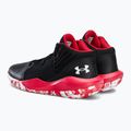 Încălțăminte de baschet pentru bărbați Under Armour Jet '21 002 negru-roșie 3024260-002 3