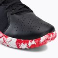 Încălțăminte de baschet pentru bărbați Under Armour Jet '21 002 negru-roșie 3024260-002 7