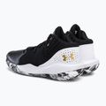 Încălțăminte de baschet pentru bărbați Under Armour negru-albă Jet '21 3024260-006 3