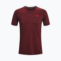 Tricou pentru bărbați Under Armour HeatGear Armour Armour Fitted training t-shirt maro 1361683