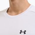 Tricou de antrenament pentru bărbați Under Armour Tech Vent distant white/black 5