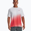 Under Armour Tech Fade tricou de antrenament pentru bărbați roșu și alb 1377053