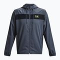 Under Armour Sportstyle Windbreaker gri jachetă de antrenament pentru bărbați 1361621-044