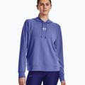 Tricou de antrenament pentru femei Under Armour Rival Terry Hoodie albastru 1369855