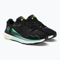 Under Armour Hovr Infinite 5 bărbați pantofi de alergare negru-verde 3026545 5