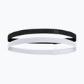 Bandană de cap Under Armour Mini Bands (2 buc.) black/mod gray