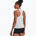 Femeile Under Armour Seamless Stride Singlet tricou de alergare alb 1375697 2