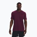 Tricou pentru bărbați Under Armour Sportstyle Left Chest purple stone/black