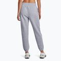 Pantaloni de antrenament pentru femei Under Armour Essential Fleece Joggers mod gray light heather/white 3