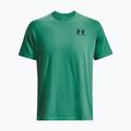 Tricou pentru bărbați Under Armour Sportstyle Left Chest birdie green/black