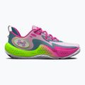 Under Armour Spawn 5 pantofi de baschet alb 3026285 10