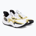 Under Armour Spawn 5 pantofi de baschet alb 3026285 4