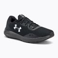 Under Armour Charged Pursuit 3 pantofi de alergare pentru femei negru/negru/argint metalic