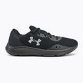 Under Armour Charged Pursuit 3 pantofi de alergare pentru femei negru/negru/argint metalic 2