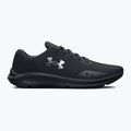 Under Armour Charged Pursuit 3 pantofi de alergare pentru femei negru/negru/argint metalic 8