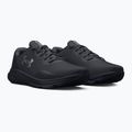 Under Armour Charged Pursuit 3 pantofi de alergare pentru femei negru/negru/argint metalic 10