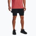 Pantaloni scurți pentru bărbați Under Armour Peak Woven 2in1 black/black