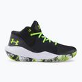 Under Armour GS Jet '21 pantofi de baschet pentru copii negru-verde 3024794 2