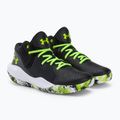 Under Armour GS Jet '21 pantofi de baschet pentru copii negru-verde 3024794 4
