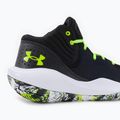 Under Armour GS Jet '21 pantofi de baschet pentru copii negru-verde 3024794 9