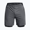 Pantaloni scurți de antrenament Under Armour Vanish Woven 2in1 gri pentru bărbați 1373764