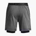 Pantaloni scurți de antrenament Under Armour Vanish Woven 2in1 gri pentru bărbați 1373764 2