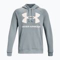 Hanorac cu glugă pentru bărbați Under Armour Rival Fleece Big Logo HD gri 1357093-465