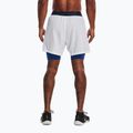 Pantaloni scurți de antrenament bărbați Under Armour Vanish Wvn 2In1 Vent Sts alb 1376783 2