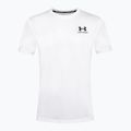 Tricou Under Armour Logo Emb Heavyweight pentru bărbați, alb/negru 5