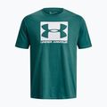 Tricou pentru bărbați Under Armour Boxed Sportstyle coastal teal/white 4
