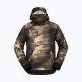 Hanorac cu glugă pentru bărbați Volcom Hydro Riding Hoodie verde-maro G4152303
