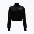 Bluză pentru femei Nike Sportswear Phoenix Fleece 1/2 Zip Cropped black/sail 3