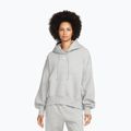 Bluză pentru femei Nike Sportswear Phoenix Fleece Oversized dark grey heather/sail