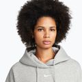 Bluză pentru femei Nike Sportswear Phoenix Fleece Oversized dark grey heather/sail 5