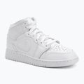 Încălțăminte pentru copii Nike Jordan 1 Mid white/white/white