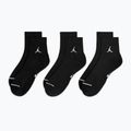 Șosete Nike Jordan Everyday Ankle 3 perechi black/white 7