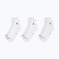 Șosete Nike Jordan Everyday Ankle 3 perechi white/black 7