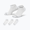 Șosete  Jordan Everyday No-Show 3 pairs white/black 8