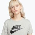 Tricou pentru femei Nike Sportswear Club Essentials Logo dark grey heather/black 4